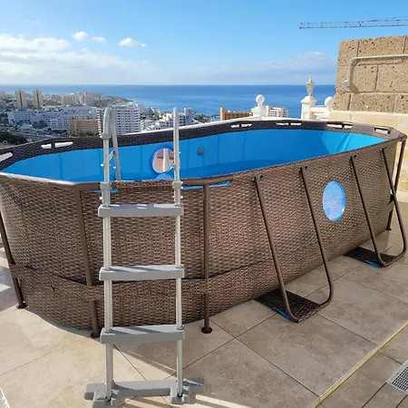 El Musgo Mit Meerblick Und Pool Nyaraló